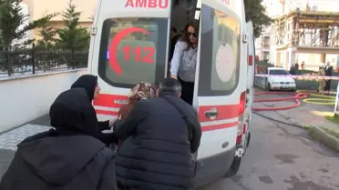 Maltepe'de Oto Tamirhanesinde Yangın