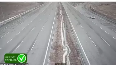 Nevşehir Otoyolunda Ters Şerit Ceza!