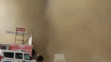 Sakarya'da Şekerleme Fabrikasında Yangın