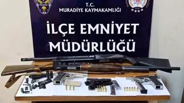 Van'da Silah ve Mühimmat Ele Geçirildi