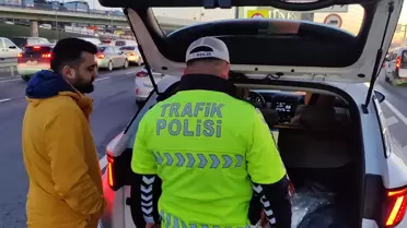 Zeytinburnu'nda Dron ile Trafik Denetimi