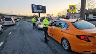 Zeytinburnu'nda Dronlu Trafik Denetimi