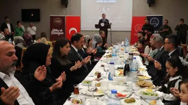 Hatay'da şahit aileleri ve gaziler iftar sofrasında buluştu