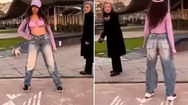 İzmir'de dans eden kıza şok tepki: Kış günü bu kıyafetler ne?