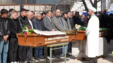 Kazada Hayatını Kaybeden Baba ve Oğlu Uğurlandı