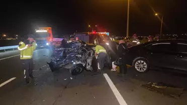 Bursa'da Otoyolda Kaza: Bir Yaralı