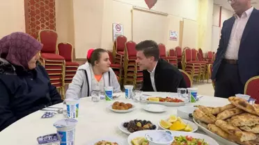 Simav Kaymakamı Karaloğlu, şehit yakınları ve gazilerle iftarda buluştu