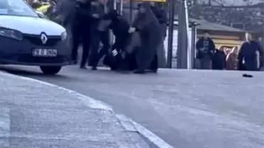 Bursa'da Taksi ve Motosiklet Sürücüsü Kavga Etti