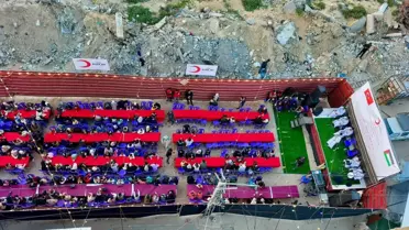 Türk Kızılay'dan Gazze'ye Ramazan İftarları