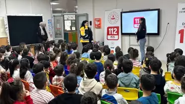 Minik Öğrencilere Acil Çağrı Eğitimi