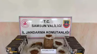 Samsun'da Bandrolsüz Tütün Operasyonu