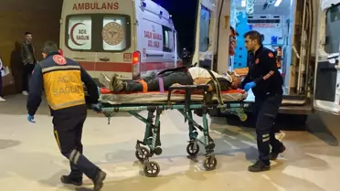 İnegöl'de Mobilya Yüklerken Düşen İşçi Yaralandı