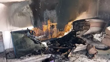 Hakkari'de Ev Yangını Korkuttu