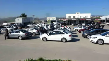 Samsun İkinci El Otomobil Pazarında Durgunluk
