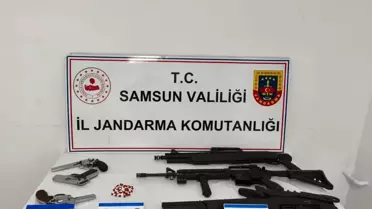 Samsun'da Uyuşturucu ve Silah Operasyonu