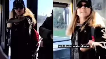 Otobüste köpekli yolcu krizi! 'Savcıyım, polis benim emrimde' deyip tehditler yağdırdı