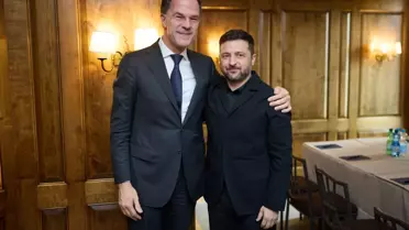 Zelenskiy ve Rutte'den Önemli Görüşme