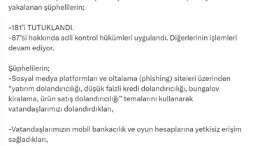 28 İlde Siber Suç Operasyonu