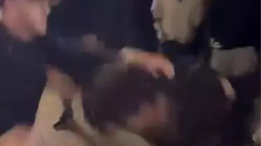 Başakşehir'de iftarın ardından iki grup arasında çıkan kavga kamerada