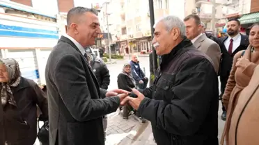 Başkan Şimşek esnafın sorunlarını dinledi