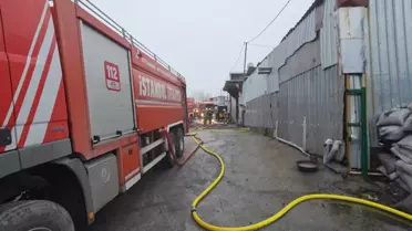 Eyüpsultan'da Yangın Alarmı