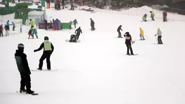 Kartalkaya'da Kar Kalınlığı 2,5 Metreye Ulaştı