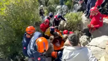 Kayıp Yaşlı Kadın Kayalıkta Bulundu