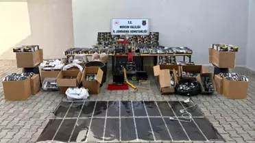 Mersin'de Kaçak Sigara Operasyonu
