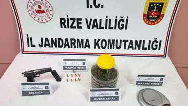 Rize'de Uyuşturucu Operasyonu: 2 Gözaltı