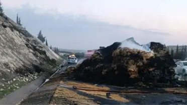 Şanlıurfa'da TIR Kazası: Sürücü Yangında Hayatını Kaybetti