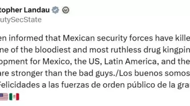 El Mencho'nun Ölümü ABD'den Destek Buldu