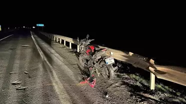 Gölbaşı'nda Motosiklet Kazası