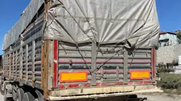 Samsun'da Denetim İstasyonuna Girmeyen Çekiciye Ceza