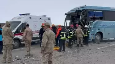 Erzurum'da Zincirleme Kazalar: 1 Ölü, 24 Yaralı