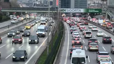 İstanbul'da Trafik Yoğunluğu Yüzde 63