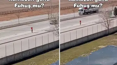 Konya'yı karıştıran görüntü: Yol kenarında fuhuş pazarlığı mı yapılıyor?