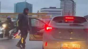 Pendik'te Yol Verme Tartışması