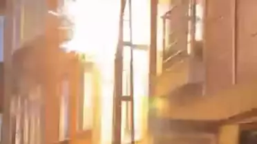 Şişli'de Elektrik Direğinde Patlama