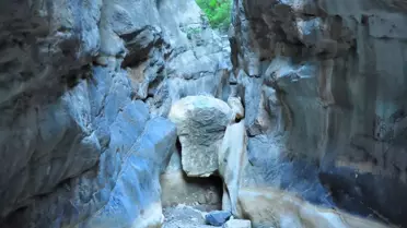 Saklı Kanyon'da Yeniden Su Akmaya Başladı