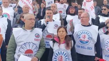 Buca'da Memurlar 5 Gün Eylemde