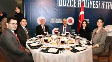 Düzce Adliyesi'nde geleneksel iftar buluşması