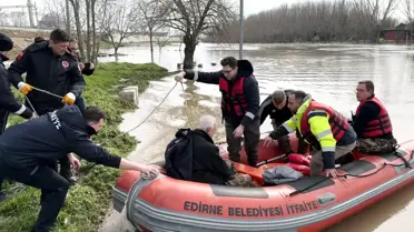 Edirne'de Taşkın Riskine Karşı Hızlı Müdahale