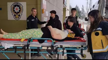 Boşanma aşamasındaki eşinden kaçmak için balkondan atladı