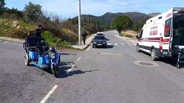 Gazipaşa'da Elektrikli Bisiklet Kazası: 2 Yaralı