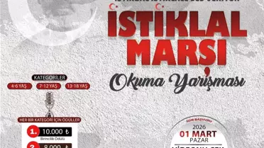İstiklal Marşı Okuma Yarışması'nda başvurular başlıyor