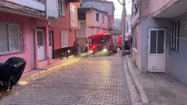 İzmir'de Müstakil Evde Yangın