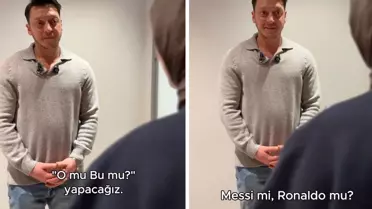 Mesut Özil, ''Ronaldo mu Messi mi'' sorusuna verdiği cevapla alkış topladı