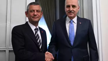 TBMM Başkanı Numan Kurtulmuş'tan CHP lideri Özgür Özel'e 'Terörsüz Türkiye' ziyareti
