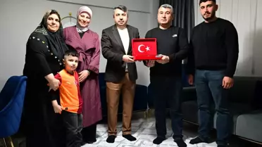 Yıldırım Belediye Başkanı Yılmaz, iftarda şehit er Samet Çaldır'ın ailesine misafir oldu