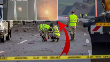 Düşen F-16'dan kafa karıştıran yeni görüntü! Havada 2 kere patlamış